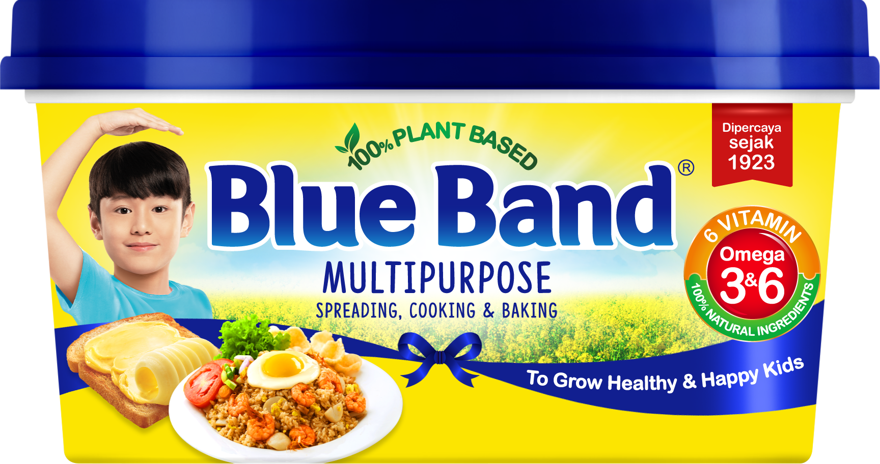 Blue band pack shot
